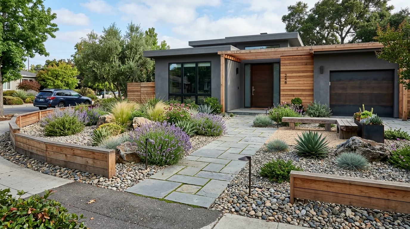 Dark Edging With Simple Greenery